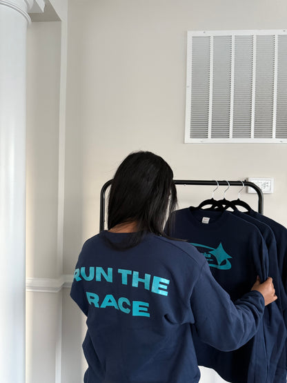 ‘run the race’ Jtworks crewneck