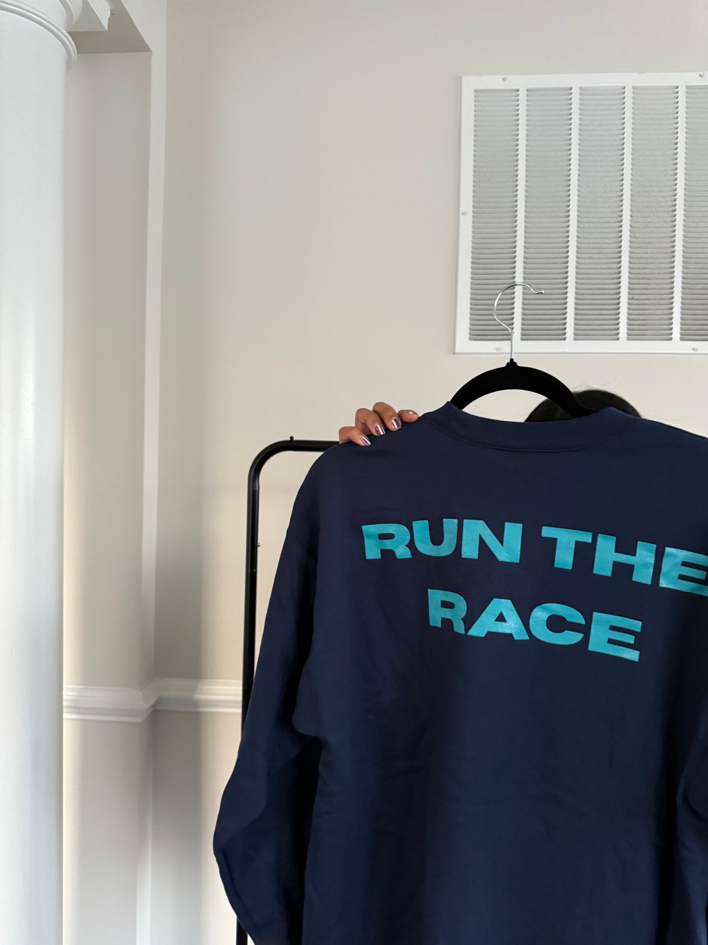 ‘run the race’ Jtworks crewneck