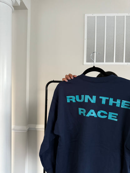 ‘run the race’ Jtworks crewneck